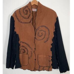 Deborah Cross Limited Edition Textile‎ Art Jacket - Women's Size M